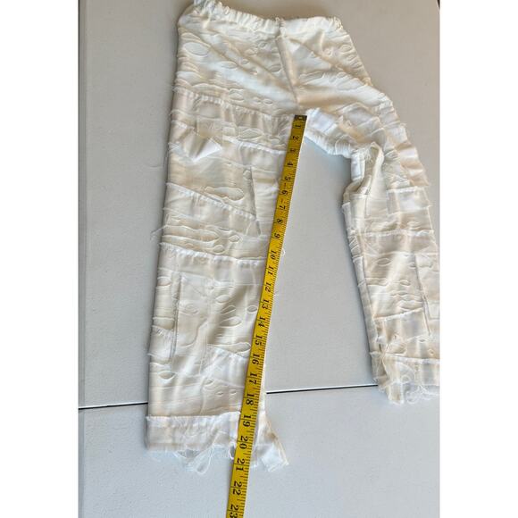 Wishcraft Chasing Fireflies Mummy Costume Pants Kids 6 White Cosplay Halloween - Picture 6 of 13